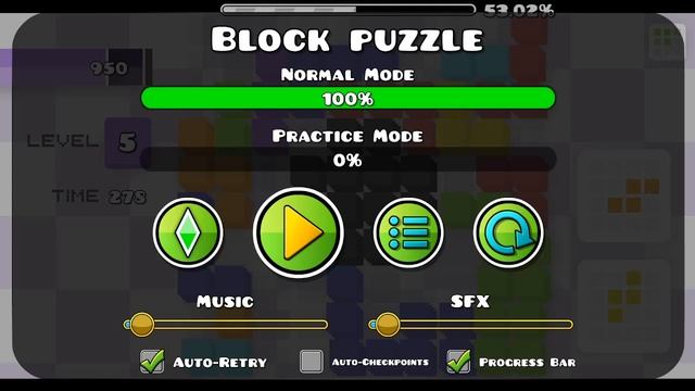 Block puzzle 100% by LKH20 (ALL COINS) (60hz) смотреть онлайн