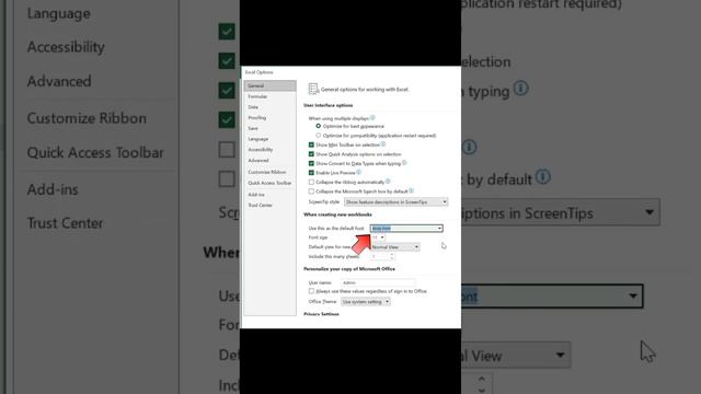 Cách thiết lập font chữ mặc định trong excel смотреть онлайн