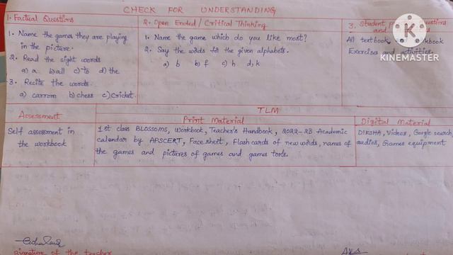 1st Class - English - Unit - 7 Lesson Plan смотреть онлайн