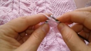 Детский плед спицами. МК 83.Ажурные узоры. Дети.