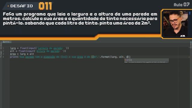 Exercício Python #011 - Pintando Parede смотреть онлайн