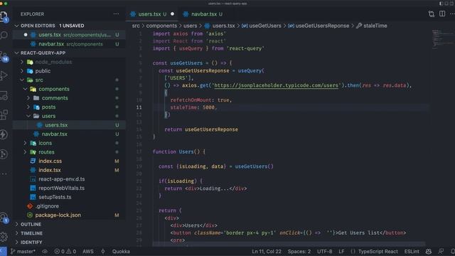 Refetch on component mount (refetchOnMount) in React Query - React Query tutorial 2022 part # 6 смотреть онлайн