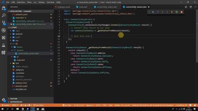 Network Sensitive UI in Flutter Using Provider and Connectivity | Flutter Provider | Flutter Networ смотреть онлайн