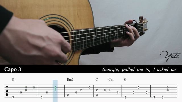Until I Found You - Stephen Sanchez - Fingerstyle Guitar TAB смотреть онлайн