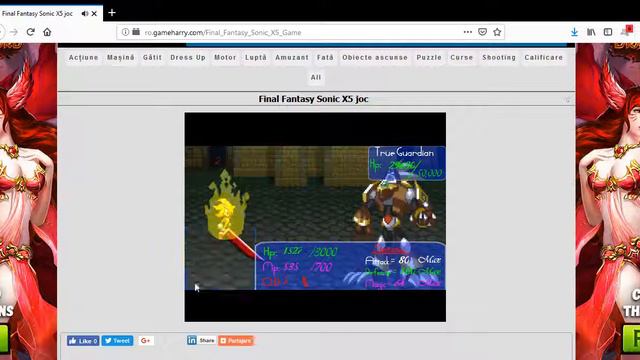 Final Fantasy Sonic X5 Joc смотреть онлайн