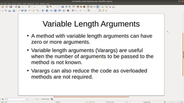 Java Fundamentals Tutorial for Beginners - Variable Length Arguments (Varargs) смотреть онлайн