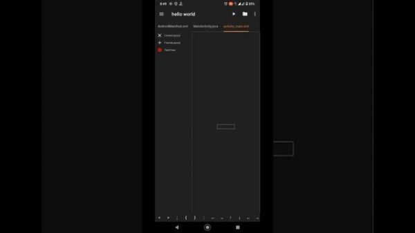 How to Create your First android app using CodeAsisst IDE in android in Just 4 minutes