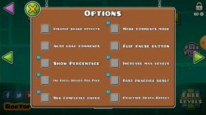 Как сделать проценты в Geometry Dash Lite