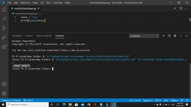 Boolean Data Type Python in Hindi | Python Beginner to Advance смотреть онлайн