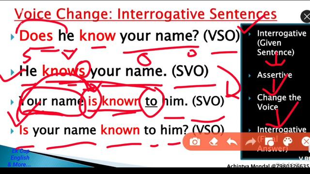 Active and Passive Voice || Voice Change in Bengali || English Grammar || Ek Cup English || Achinty смотреть онлайн