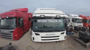Обзор кабины Scania CP19 за 2 минуты на разборке грузовиков WorkTruck