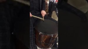 Азамат и Исма - соло на барабане. Лезгинка.