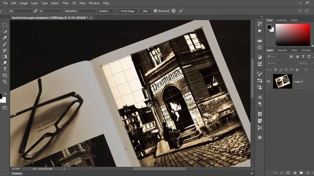 How To Fix Distortion With The Perspective Crop Tool In Photoshop смотреть онлайн