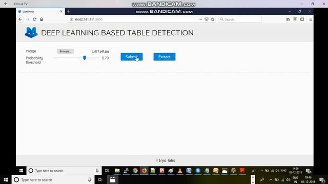 Table Detection using Deep learning Demo смотреть онлайн