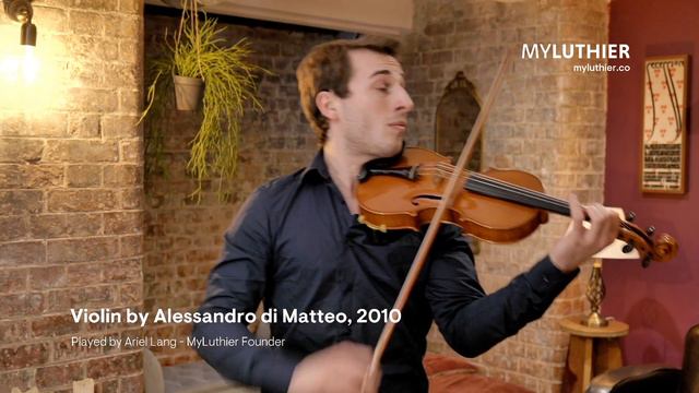 Violin by Alessandro di Matteo, 2010 - Guarneri del Gesù Model смотреть онлайн