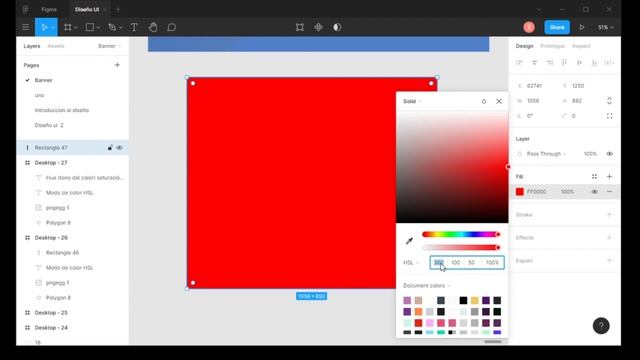 ?Modelo de color HSL ? ?Curso Tutorial de Diseño UI FIGMA ESPAÑOL? смотреть онлайн
