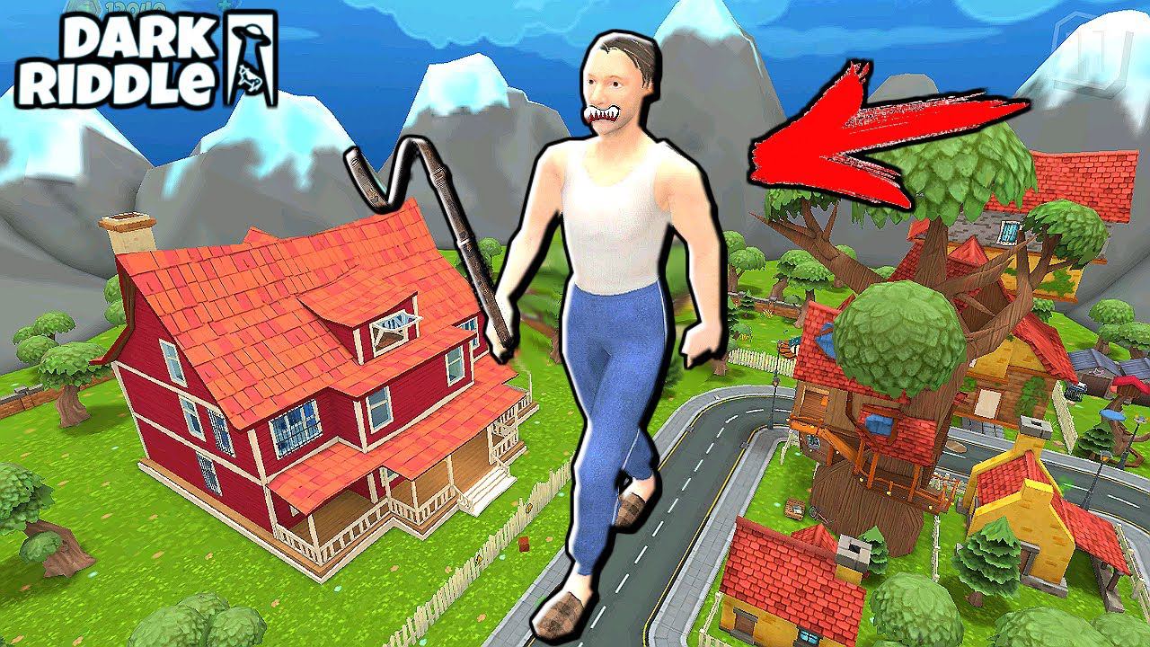 СОСЕД стал ПАПА СКУЛБОЙ ПРИВЕТ СОСЕД! Новые ТАЙНЫ в Dark Riddle смотреть онлайн