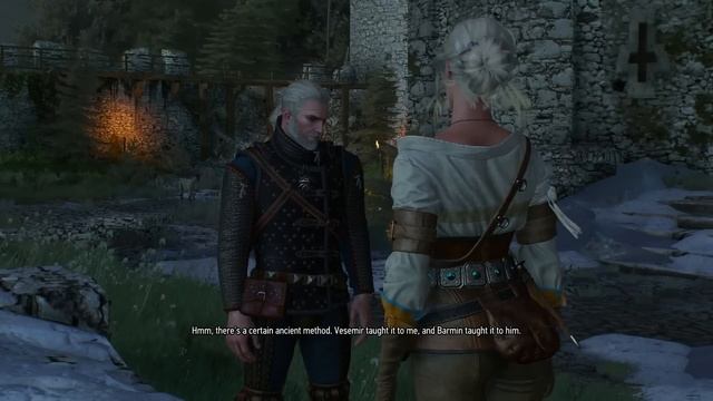 The Witcher 3 ► Geralt vs. Ciri Snowball Fight (Lifting Ciri's Spirits) #158 смотреть онлайн