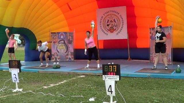 Сельский фестиваль национальных видов спорта 2014. До 68 кг рывок женщины Б смотреть онлайн