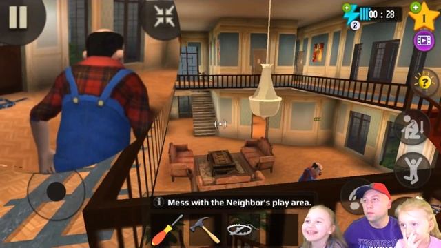 Прохождение Sсary Stranger 3D. Уровень с паровозом. Сделали концовку на 4 уровне! смотреть онлайн