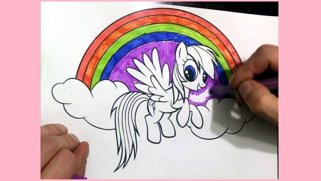 Маркер Челлендж КАК Я РИСУЮ Пони My Little Pony Видео для детей Marker Challenge смотреть онлайн
