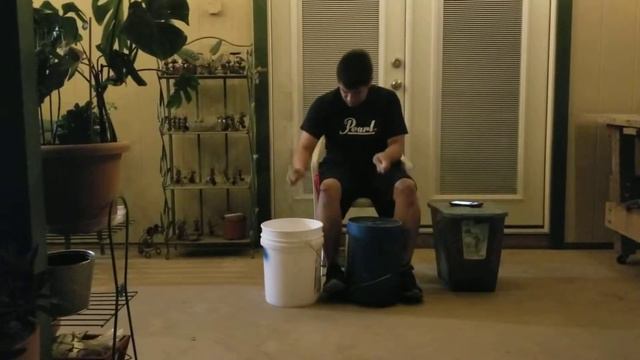 "Thunder" by Imagine Dragons (Bucket Drumming Cover) смотреть онлайн