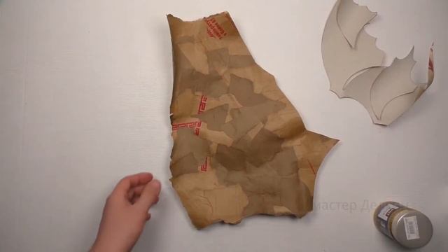 Объёмное панно "Золотая бабочка" из папье маше Volumetric panel "Golden Butterfly" from cardboard смотреть онлайн