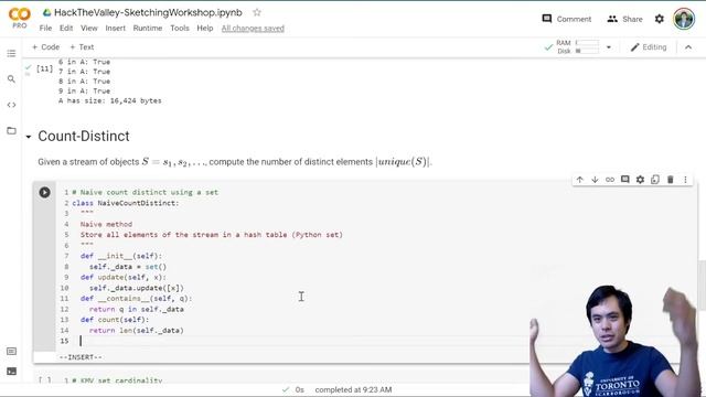Sketching algorithms: the magic of hash functions (UTSC Hack the Valley 5) смотреть онлайн