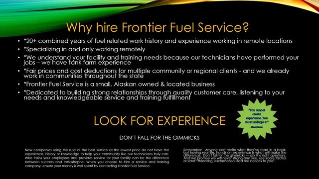 Frontier Fuel Service смотреть онлайн