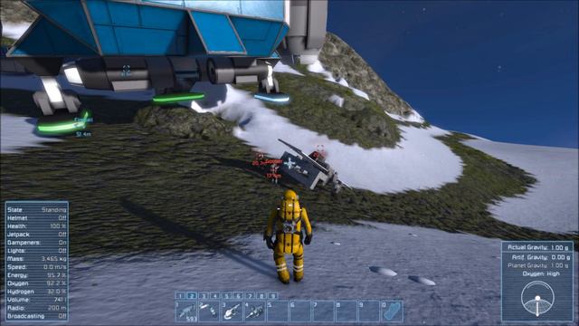 Lt. Dan's Fantastic Flying Machine - Space Engineers Gameplay смотреть онлайн