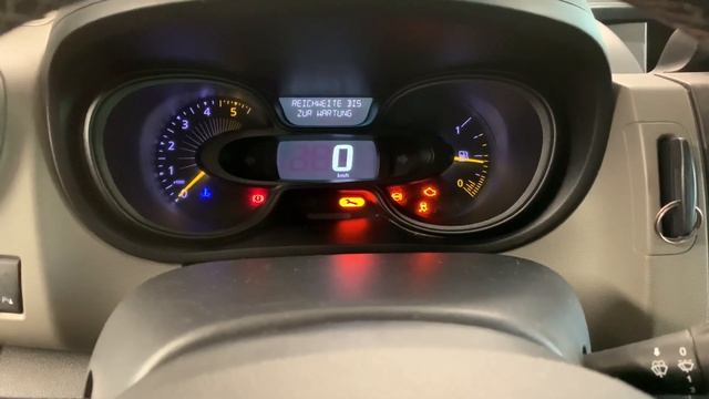 Renault Trafic 3 Serviceanzeige zurücksetzen reset Anleitung смотреть онлайн