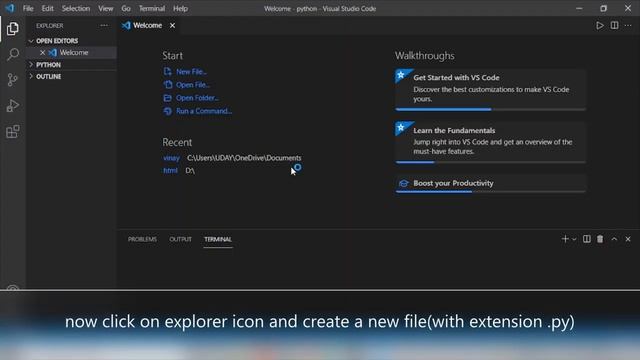 How to install #python in #visual_studio_code смотреть онлайн