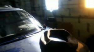 ВАЗ 2112 грунтовка ремонтных мест, вклейка стекол