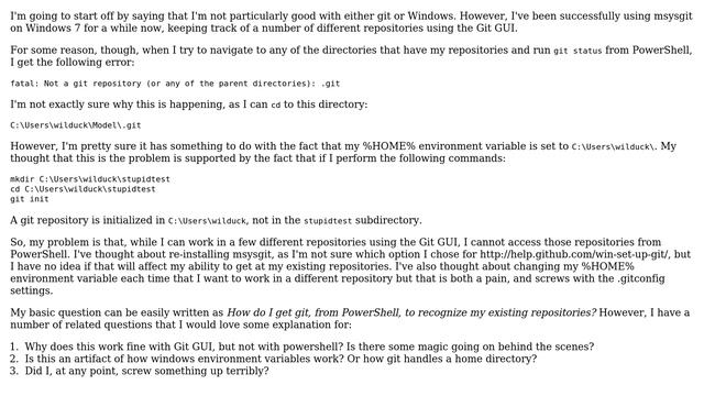 Git, Powershell, %HOME% and multiple repos смотреть онлайн