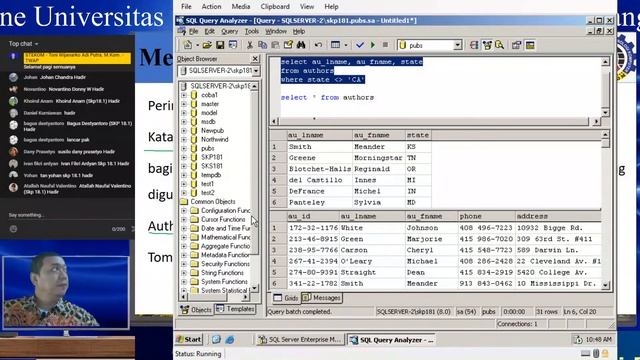 Membuat Query Analyzer di SQL Server, Kuliah online Perguruan tinggi bukan negeri di semarang. смотреть онлайн