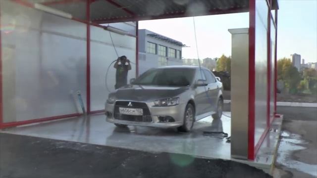 VLOG: Мою машину Батька Ручная Автомойка Самообслуживания Уфа Mitsubishi Lancer X 2015