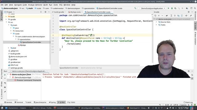 Scala and Spring Boot including Jackson json mapping of the built in types смотреть онлайн