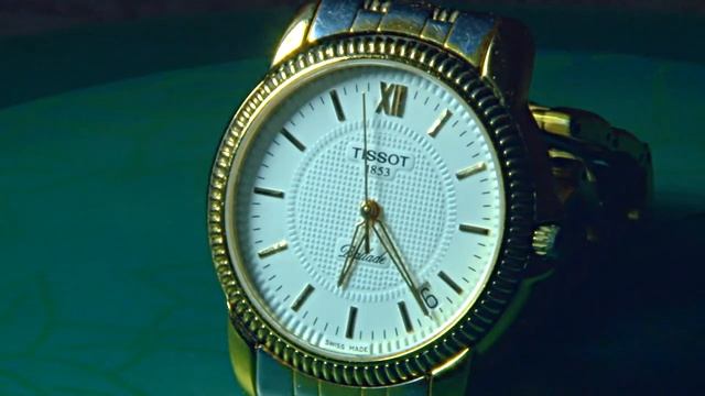 Мужские позолоченные наручные швейцарские часы Tissot Ballade смотреть онлайн