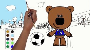 Учимся рисовать Кешу из мультфильма Ми ми мишки. Мультик раскраска от Планеты Малышей