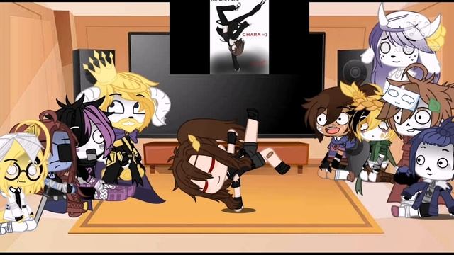 Undertale reacts to chara au themes |gacha club| смотреть онлайн