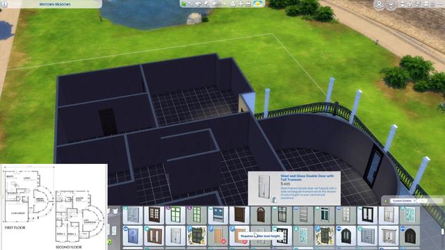 Sims 4 Midtown Meadows Build part 1! смотреть онлайн
