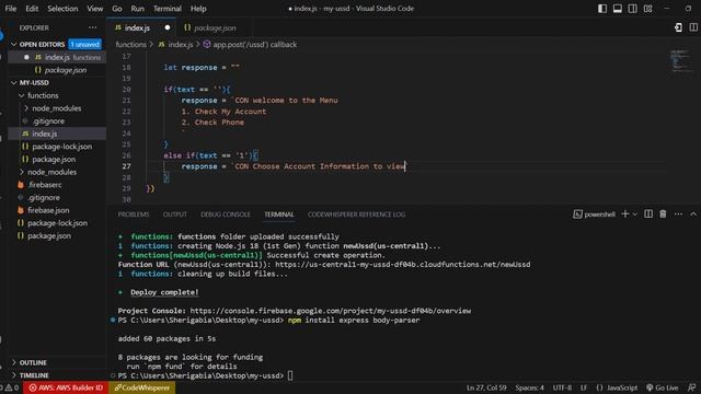 USSD Application Final Part смотреть онлайн
