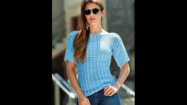 ВОСХИТИТЕЛЬНАЯ КРАСОТА.? МОДНЫЕ?♀️ ЛЕТНИЕ КОФТОЧКИ И ПУЛОВЕРЫ. смотреть онлайн