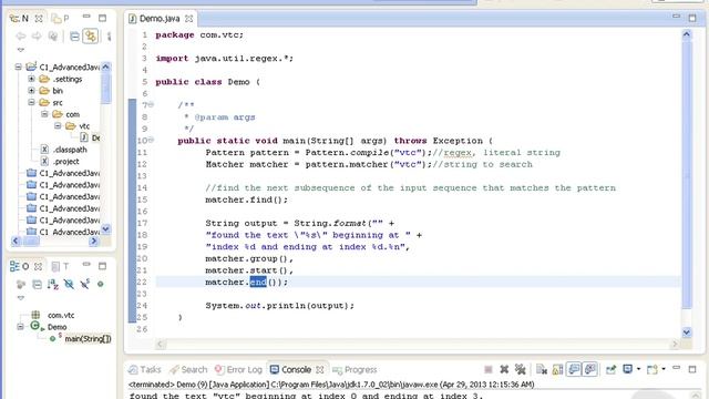 VTC Player Advanced Java Programming Java SE 7, String Literals смотреть онлайн