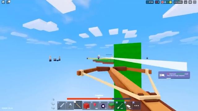 Roblox Bedwars, But ONE BLOCK.. смотреть онлайн