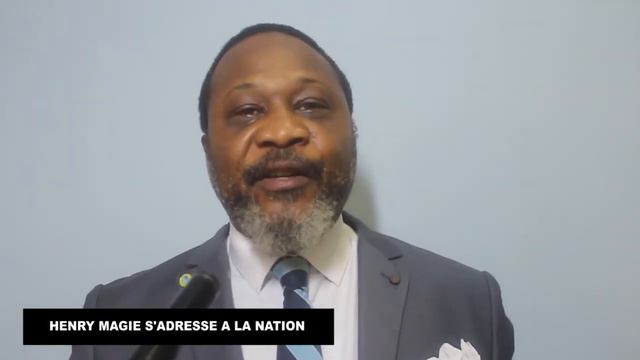 HENRY MAGIE S'ADRESSE À LA NATION CONGOLAISE смотреть онлайн