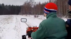 Катаемся на мотоблоке АГРО