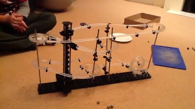 Hectic Space race marble roller coaster смотреть онлайн