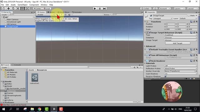 Unity 3D + Vuforia การทำเมนูสื่อ AR смотреть онлайн