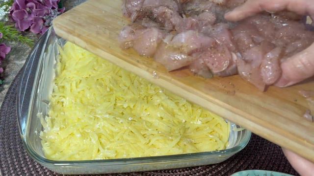 Рецепт КАРТОФЕЛЯ и КУРИЦЫ! "Искушение на тарелке: нежное куриное филе с ароматной картошкой" смотреть онлайн